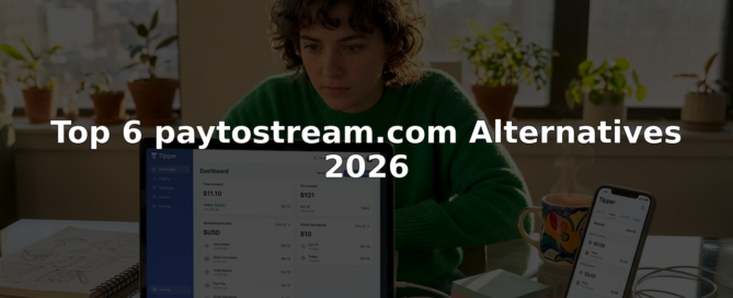 Content creator working on digital tipping platform