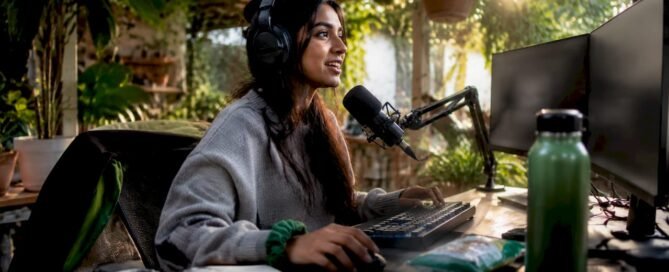 Creator streaming live with real-time tipping setup