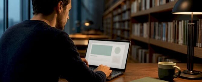 Creator reviewing an email signature