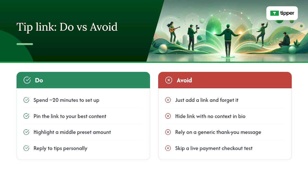 The Part Most Creators Get Wrong About Tip Links — overview diagram