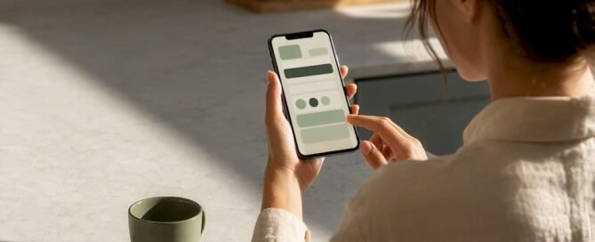 Creator comparing monetization platforms on phone